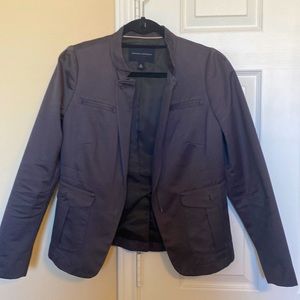 Satin Gray Banana Republic Jacket